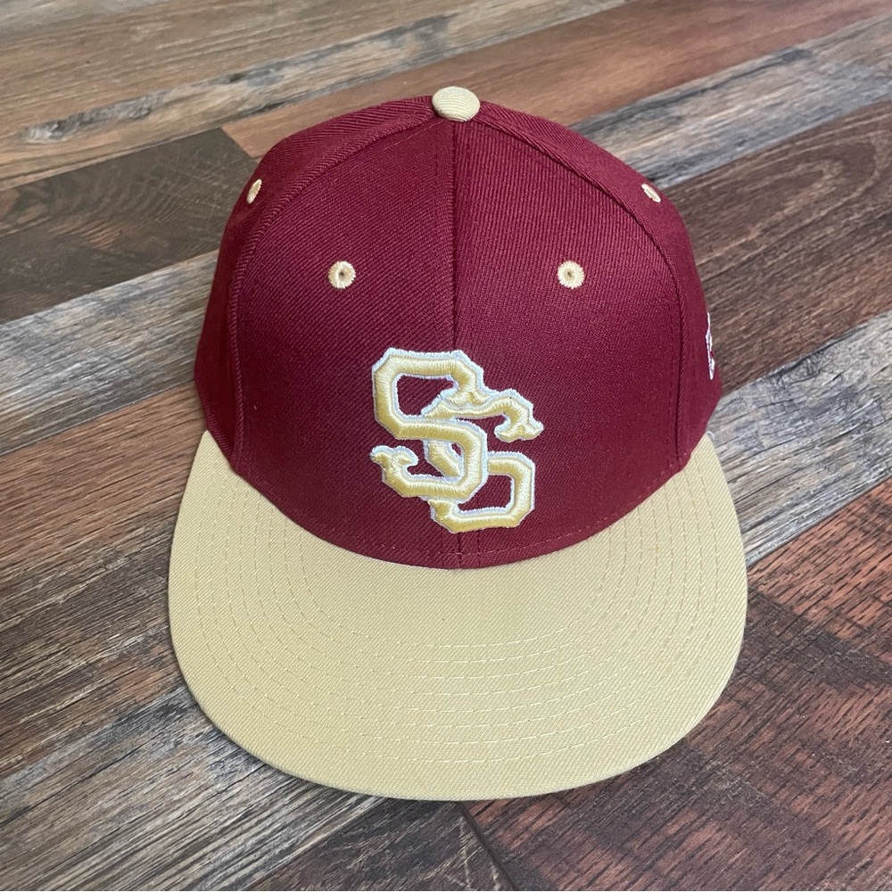 The Game Red and Tan Snapback Hat